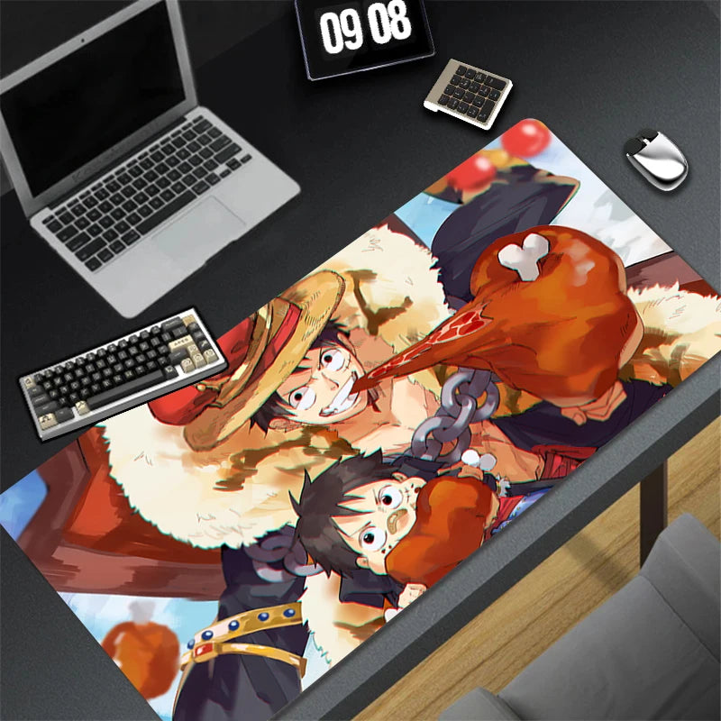 Tapis de souris animé Japonais Luffy PC Gaming étendu