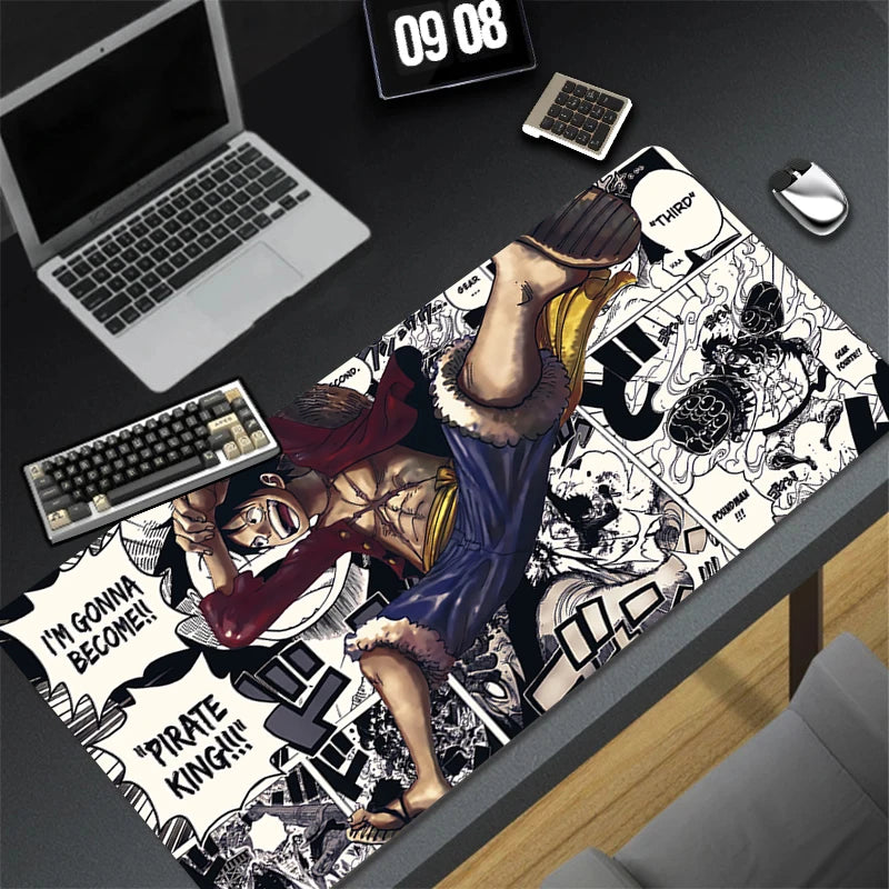 Tapis de souris animé Japonais Luffy PC Gaming étendu