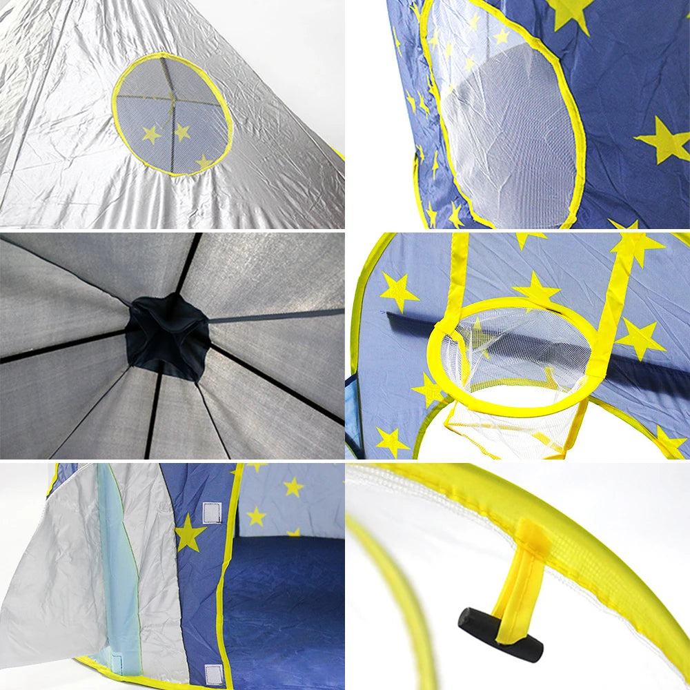 Tente de Jeu pour Enfants – Maison de Jeu pour Garçons avec Sac de Transport | Intérieur & Extérieur