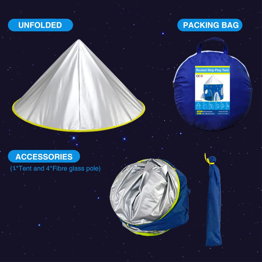 Tente de Jeu pour Enfants – Maison de Jeu pour Garçons avec Sac de Transport | Intérieur & Extérieur
