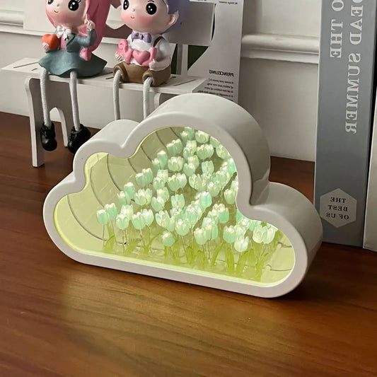 Veilleuse Nuage Tulipe - Miroir Créatif DIY